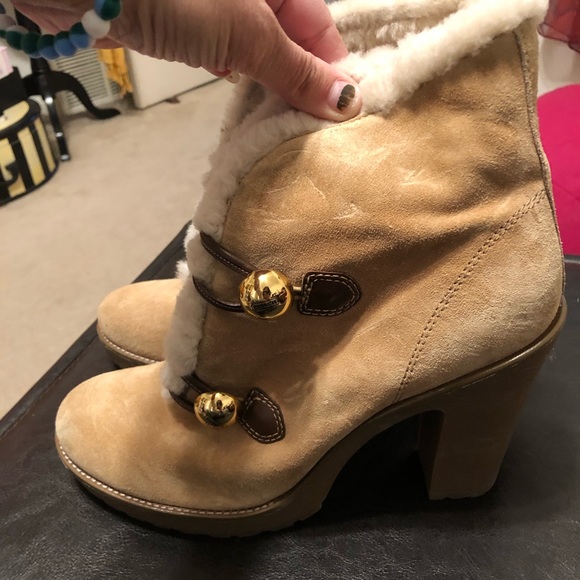 Coach shearling booties - Picture 2 of 5